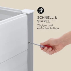 Nova Grow Gartenbeet 150 X 91 X 100 Cm WPC Holzoptik Weiß -Einrichtungsgeschäft 10034747 de 0006 logo