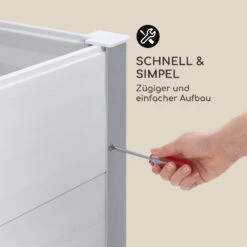 Nova Grow Gartenbeet 195 X 91 X 50 Cm WPC Holzoptik Weiß 14 Nova Grow Gartenbeet 195 X 91 X 50 Cm WPC Holzoptik Weiß -Einrichtungsgeschäft 10034748 de 0006 logo