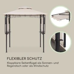 Steakhouse Wings Pavillon 244x260x152cm 160 G/m² PE Flammhemmend Stahl -Einrichtungsgeschäft 10034766 de 0003 logo