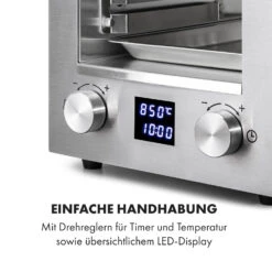 Hannibal Hochtemperaturgrill Indoor 2.200W 850°C Edelstahl Silber -Einrichtungsgeschäft 10034803 de 0005 logo