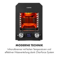 Hannibal Hochtemperaturgrill Indoor 2.200W 850°C Edelstahl Schwarz 11 Hannibal Hochtemperaturgrill Indoor 2.200W 850°C Edelstahl Schwarz -Einrichtungsgeschäft 10034804 de 0003 logo