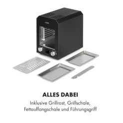 Hannibal Hochtemperaturgrill Indoor 2.200W 850°C Edelstahl Schwarz 16 Hannibal Hochtemperaturgrill Indoor 2.200W 850°C Edelstahl Schwarz -Einrichtungsgeschäft 10034804 de 0008 logo