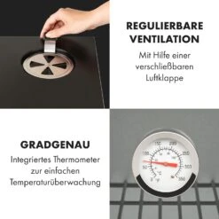 Pasadena Gas-Räuchergrill 2,5 KW Heizleistung 180 °C / 350 °F Max. -Einrichtungsgeschäft 10034818 de 0006 logo