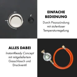 Pasadena Gas-Räuchergrill 2,5 KW Heizleistung 180 °C / 350 °F Max. -Einrichtungsgeschäft 10034818 de 0008 logo