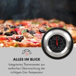 Pizzaiolo Pro Pizza-Gasgrill 76x143x66cm Schamottestein Stahl Mobil -Einrichtungsgeschäft 10034844 de 0006 logo