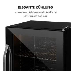 Beersafe XXL Onyx Kühlschrank 80 Liter 3 Böden Panoramaglastür -Einrichtungsgeschäft 10034848 de 0007 logo