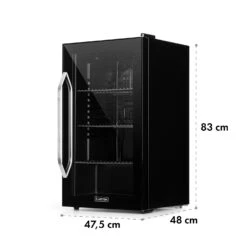 Beersafe XXL Onyx Kühlschrank 80 Liter 3 Böden Panoramaglastür -Einrichtungsgeschäft 10034848 yy 0009 logo