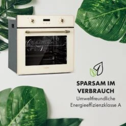 Elizabeth Einbaubackofen Retro 2200W 70L 50 - 250 °C Timer Display -Einrichtungsgeschäft 10034881 de 0007 logo