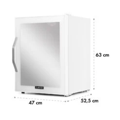 Beersafe XL Quartz Kühlschrank 60 Liter 4 Böden Panoramaglastür -Einrichtungsgeschäft 10034929 yy 0009 dimensions
