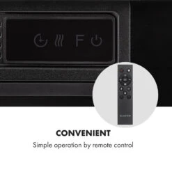 Vulsini Elektro-Kamin 1900 W LED-Technik Fernbedienung -Einrichtungsgeschäft 10035037 uk 0004 logo Klarstein Vulsini Elektrischer Kamin schwarz