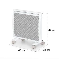 Klarstein Hot Spot Slimcurve Double Wave 2-in-1 Heizgerät 1000W Wochentimer Weiß -Einrichtungsgeschäft 10035059 yy 0008 logo