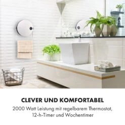 Hot Spot Pebble Heizlüfter 2000W Handtuchtrockner Timer Fernbedienung -Einrichtungsgeschäft 10035077 de 0002 logo