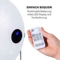 Hot Spot Pebble Heizlüfter 2000W Handtuchtrockner Timer Fernbedienung -Einrichtungsgeschäft 10035077 de 0005 logo