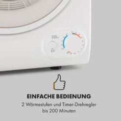 Jet Set 2500 Wäschetrockner Ablufttrockner 850W EEK C 2,5kg 50cm -Einrichtungsgeschäft 10035137 de 0003 logo