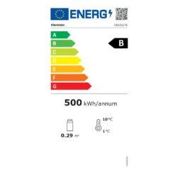 Steakhouse Pro Fleischreifeschrank 98 Ltr 1-25°C Touch Edelstahltür -Einrichtungsgeschäft 10035176 energy label