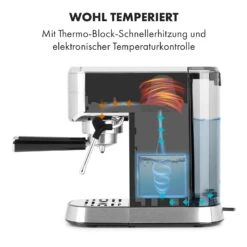 Futura Espressomaker 20 Bar 1450 Watt 20 Bar Wassertank: 1,25 Liter Rostfreier Edelstahl -Einrichtungsgeschäft 10035183 de 0003 logo