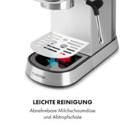 Futura Espressomaker 20 Bar 1450 Watt 20 Bar Wassertank: 1,25 Liter Rostfreier Edelstahl -Einrichtungsgeschäft 10035183 de 0009 logo