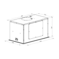 Hektor Brilliant Edition Lüfterbaustein 52 Cm 506 M³/h Touch Glas -Einrichtungsgeschäft 10035187 yy 0007 logo Klarstein Hekor Brilliant Edition Luefterbaustein