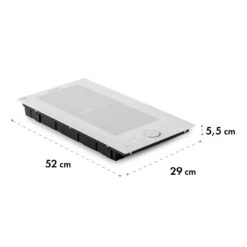 Delicatessa Slim Domino Induktionskochfeld 3500W Timer -Einrichtungsgeschäft 10035197 yy 0010 logo Klarstein Delicatessa Domino Kochfeld weiss