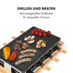 Tournedo Raclette 1200W Aluminiumguss 8 Personen Holz-Dekor -Einrichtungsgeschäft 10035219 de 0003 logo