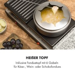 Fonduelette XL 3-in-1 Raclettegrill Fondue Naturstein 1650W 12 Pers -Einrichtungsgeschäft 10035220 de 0004 logo