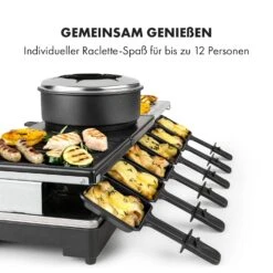 Fonduelette XL 3-in-1 Raclettegrill Fondue Naturstein 1650W 12 Pers -Einrichtungsgeschäft 10035220 de 0005 logo
