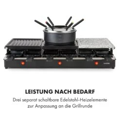 Fonduelette XL 3-in-1 Raclettegrill Fondue Naturstein 1650W 12 Pers -Einrichtungsgeschäft 10035220 de 0006 logo