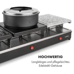 Fonduelette XL 3-in-1 Raclettegrill Fondue Naturstein 1650W 12 Pers -Einrichtungsgeschäft 10035220 de 0007 logo