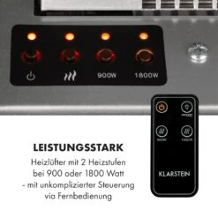 Heat 'n Beat Elektrischer Kamin 900/1800W LED Bluetooth-Speaker Flammenillusion 17 Heat 'n Beat Elektrischer Kamin 900/1800W LED Bluetooth-Speaker Flammenillusion -Einrichtungsgeschäft 10035262 de 0008 logo