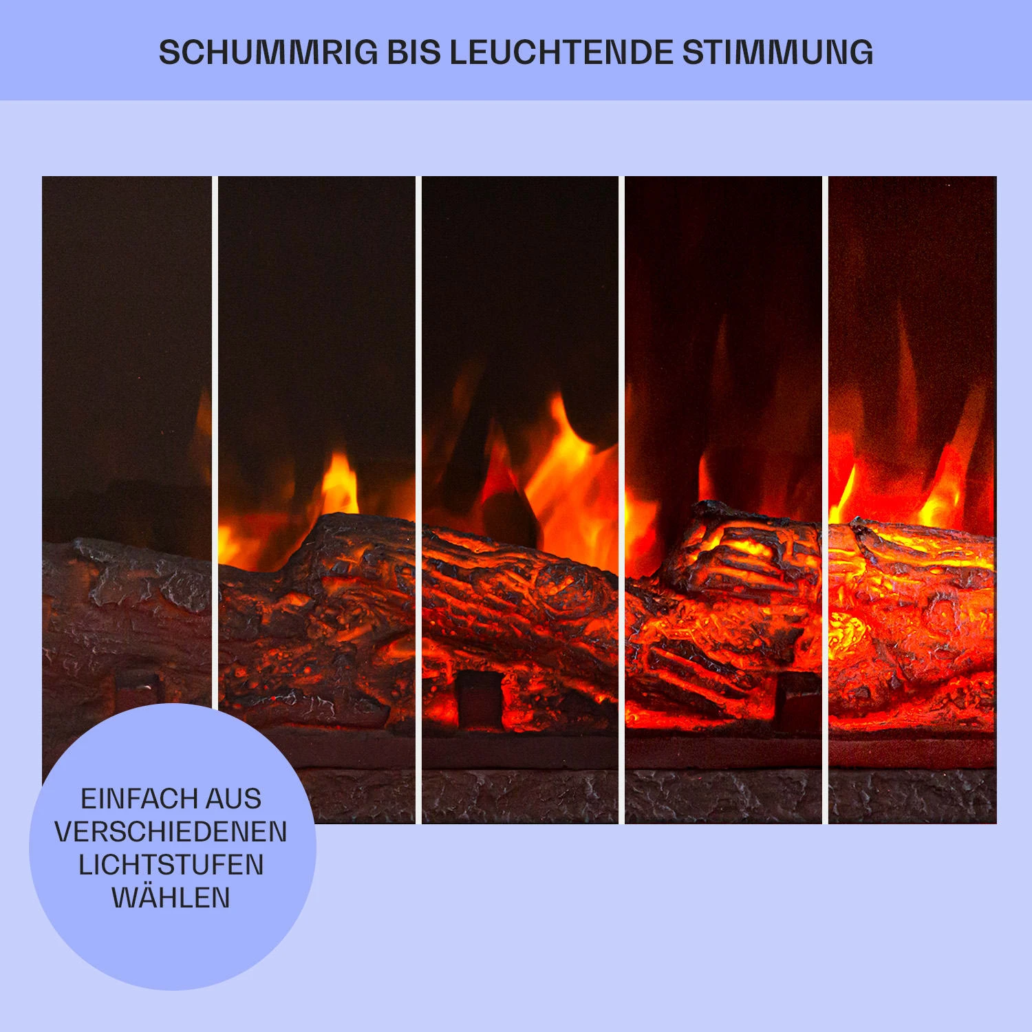 Kamini FXL Elektrischer Kamin Kamineinsatz 1000/2000W 2W LED Schwarz 8 Kamini FXL Elektrischer Kamin Kamineinsatz 1000/2000W 2W LED Schwarz – Bild 8