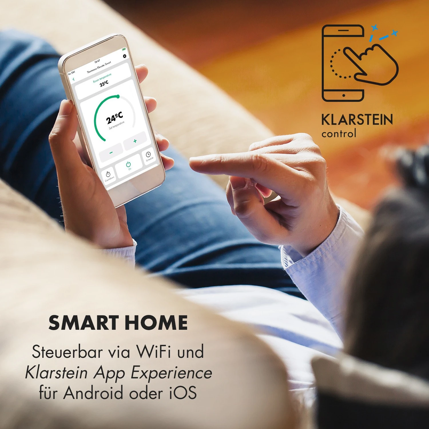 Thermaxx Elevate Smart Ölradiator 2720W 7-35 °C 24h-Timer App-Steuerung 2 Thermaxx Elevate Smart Ölradiator 2720W 7-35 °C 24h-Timer App-Steuerung – Bild 2