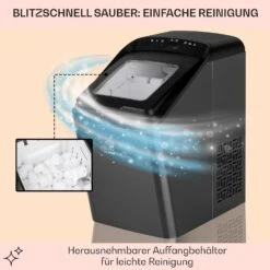 Partytime Eiswürfelmaschine Klareis 15kg/24h Edelstahl -Einrichtungsgeschäft 10035295 de 0005 usp