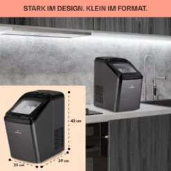 Partytime Eiswürfelmaschine Klareis 15kg/24h Edelstahl -Einrichtungsgeschäft 10035295 de 0006 usp