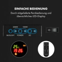 Basel Illumine Elektrokamin Flammenillusion 2000 W 2 Stufen Dimmbar -Einrichtungsgeschäft 10035297 de 0004 logo