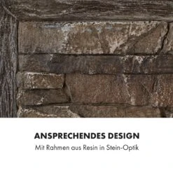 Alpbach Elektrischer Kamin 1800W 2 Heizstufen 65 Cm Stein-Optik -Einrichtungsgeschäft 10035314 de 0005 logo