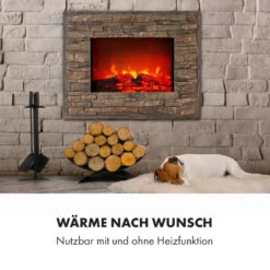 Alpbach Elektrischer Kamin 1800W 2 Heizstufen 65 Cm Stein-Optik -Einrichtungsgeschäft 10035314 de 0006 logo