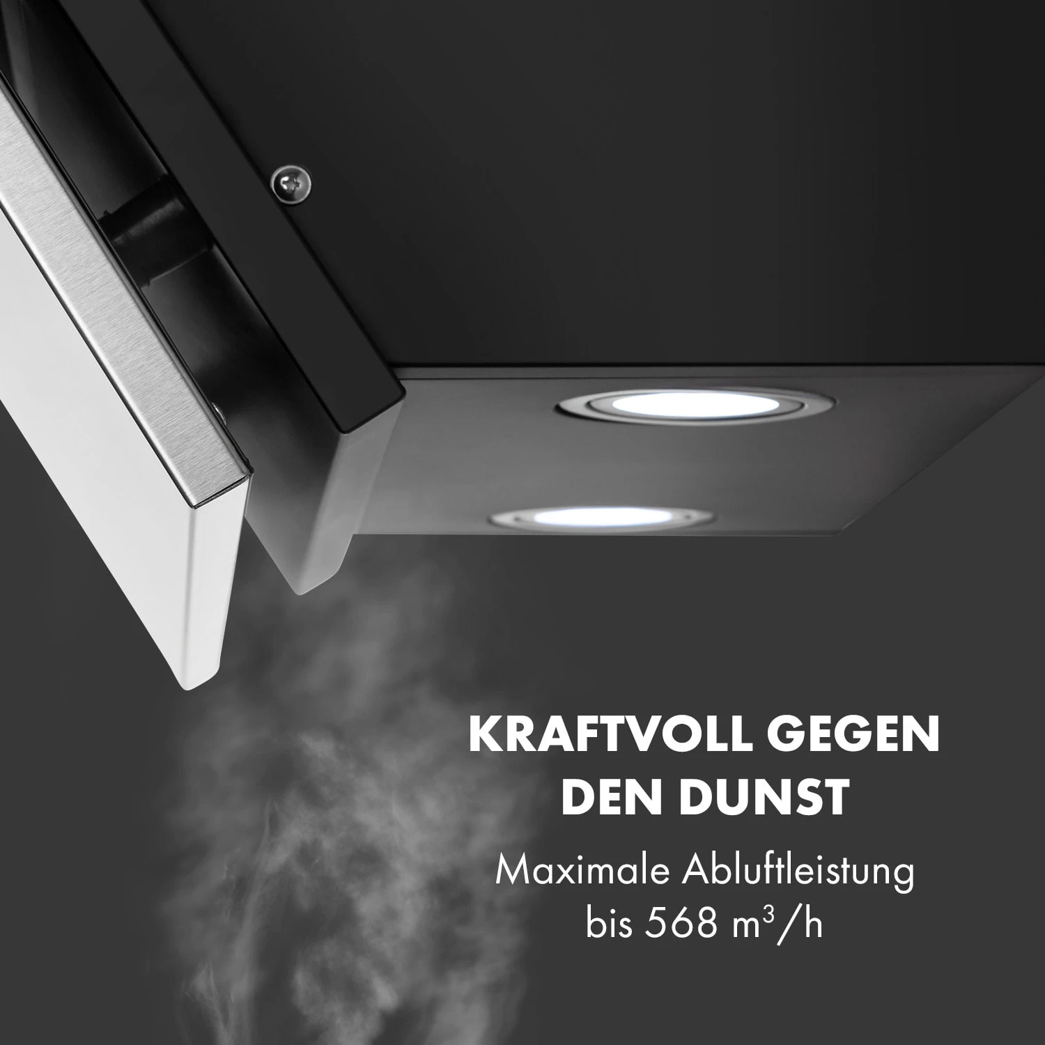 Silver Lining 90 Dunstabzugshaube 90cm 568m³/h EEK A Edelstahl 6 Silver Lining 90 Dunstabzugshaube 90cm 568m³/h EEK A Edelstahl – Bild 6