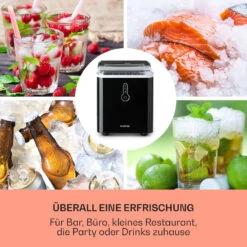 Chillout Eiswürfelmaschine Bulleteis 12kg/24h Wassertank: 1,5 L -Einrichtungsgeschäft 10035320 de 0003 usp