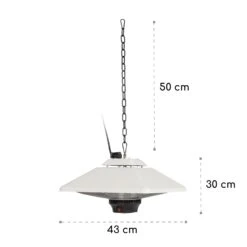 Heat Square Infrarot-Heizstrahler 1000/2000W Carbon IP24 LED -Einrichtungsgeschäft 10035345 yy 0007 logo blumfeldt Heat Square Infrarot Heizstrahler weiss reedit