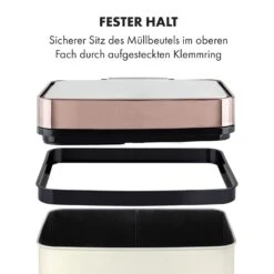 Royal Trash Rose Gold Sensor-Mülleimer 72 Liter Edelstahl 19 Royal Trash Rose Gold Sensor-Mülleimer 72 Liter Edelstahl -Einrichtungsgeschäft 10035364 de 0009 logo