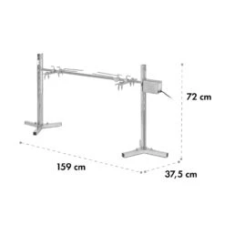 Sauenland Survivor Spanferkelgrill Drehspieß 12W 70kg Max. Edelstahl -Einrichtungsgeschäft 10035372 yy 0008 logo Klarstein Spanferkelgrill Sauenland Survivor