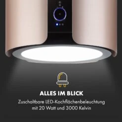 Skyfall Smart Inselabzugshaube Ø45cm Umluft 402m³/h LED -Einrichtungsgeschäft 10035378 de 0006 logo