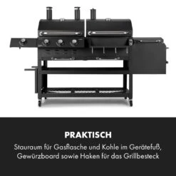 Kingsville Smoker Kombigrill Gas Kohle Smoker 13,5kW 3+1 Brenner -Einrichtungsgeschäft 10035409 de 0006 logo