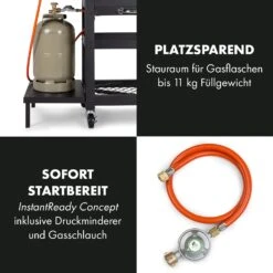 Kingsville Smoker Kombigrill Gas Kohle Smoker 13,5kW 3+1 Brenner -Einrichtungsgeschäft 10035409 de 0007 logo