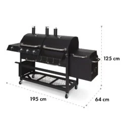 Kingsville Smoker Kombigrill Gas Kohle Smoker 13,5kW 3+1 Brenner -Einrichtungsgeschäft 10035409 yy 0011 logo