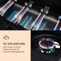 Valdosta 4.1 Gasgrill 4 X 2,8 KW + 2,5 KW Brenner Edelstahl Mobil -Einrichtungsgeschäft 10035415 de 0004 logo