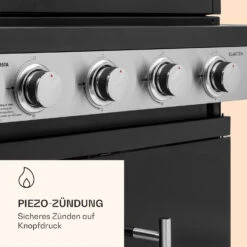 Valdosta 4.1 Gasgrill 4 X 2,8 KW + 2,5 KW Brenner Edelstahl Mobil -Einrichtungsgeschäft 10035415 de 0006 logo