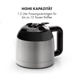 Arabica Thermoskanne Zubehör Ersatz Edelstahl Silber/schwarz -Einrichtungsgeschäft 10035422 de 0005 logo