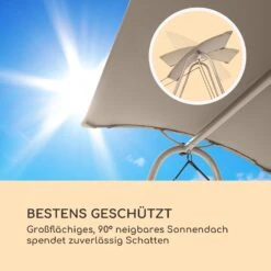 Garden Grove Gartenliege Swing Bed Stahlrahmen Sonnendach Polyester -Einrichtungsgeschäft 10035432 de 0005 logo