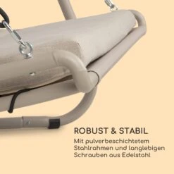 Garden Grove Gartenliege Swing Bed Stahlrahmen Sonnendach Polyester -Einrichtungsgeschäft 10035432 de 0008 logo